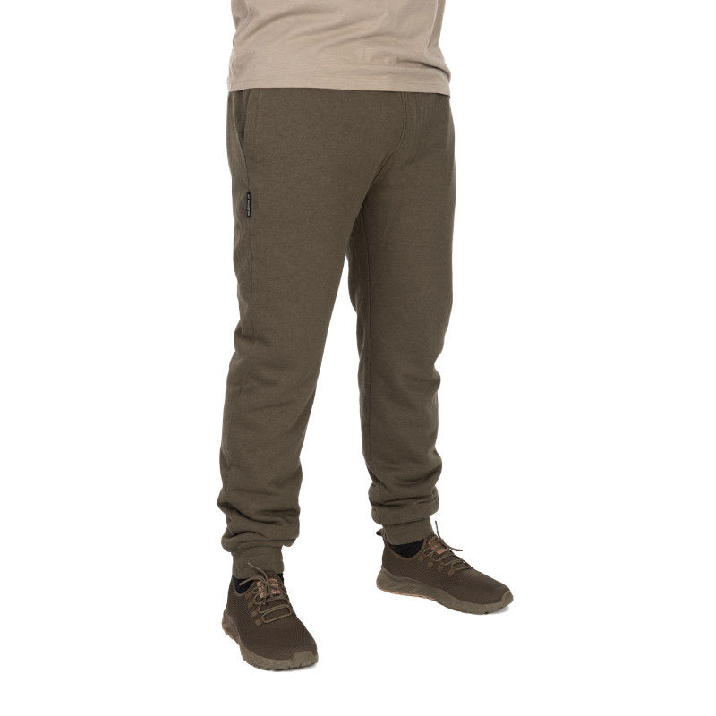 Fox Collection Green/Black Sherpa Joggers